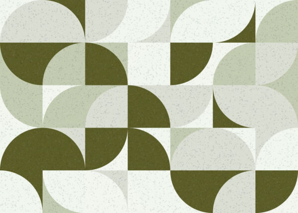 Un motif de cercles verts et blancs Un motif de cercles verts et blancs