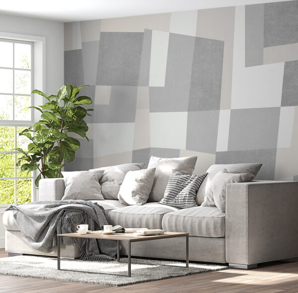 Un rectangle gris et un rectangle blanc Un rectangle gris et un rectangle blanc