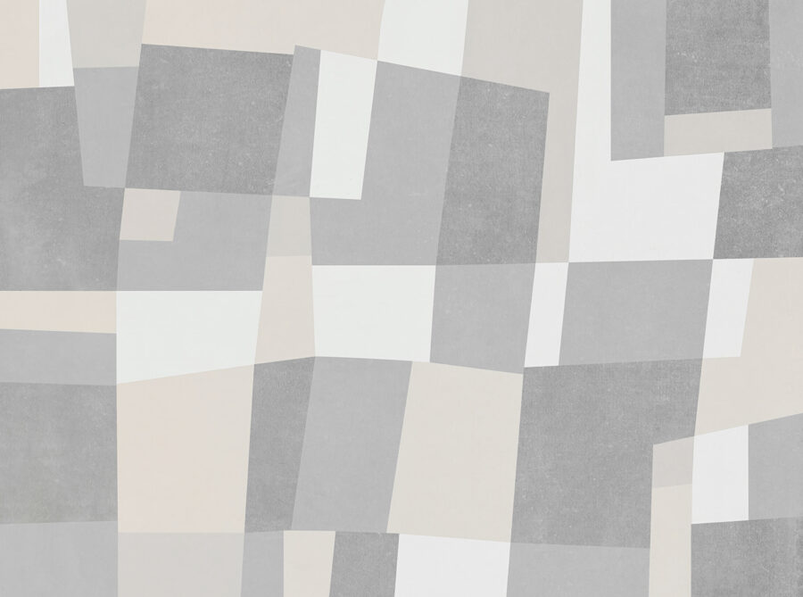 Un rectangle gris et un rectangle blanc
