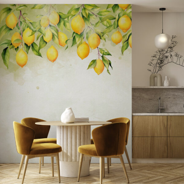 Un groupe de citrons sur un arbre Un groupe de citrons sur un arbre