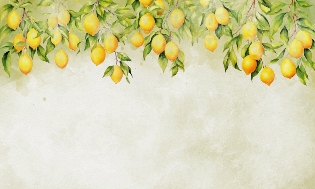 Un groupe de citrons sur un arbre Un groupe de citrons sur un arbre