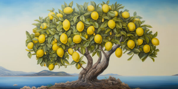 Un citronnier avec des fruits Un citronnier avec des fruits