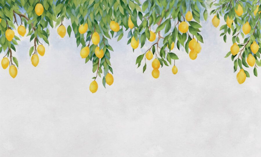 Un citron sur un arbre