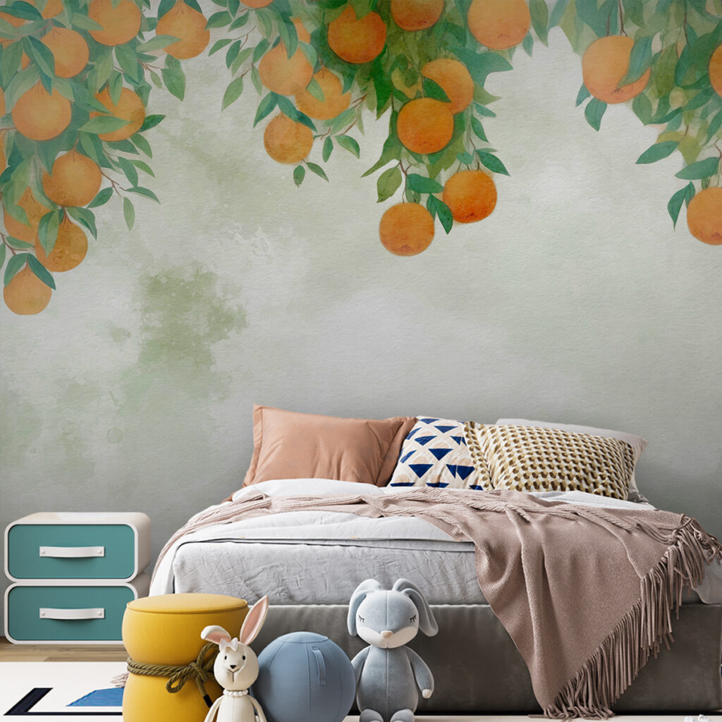 Oranges on a tree branch Oranges on a tree branch