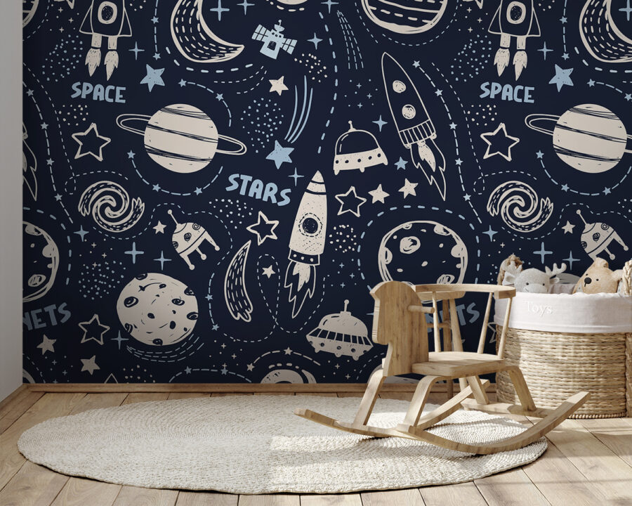 Un ensemble de planètes et d'étoiles Un ensemble de planètes et d'étoiles