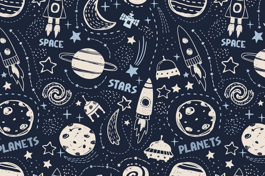 Un ensemble de planètes et d'étoiles Un ensemble de planètes et d'étoiles