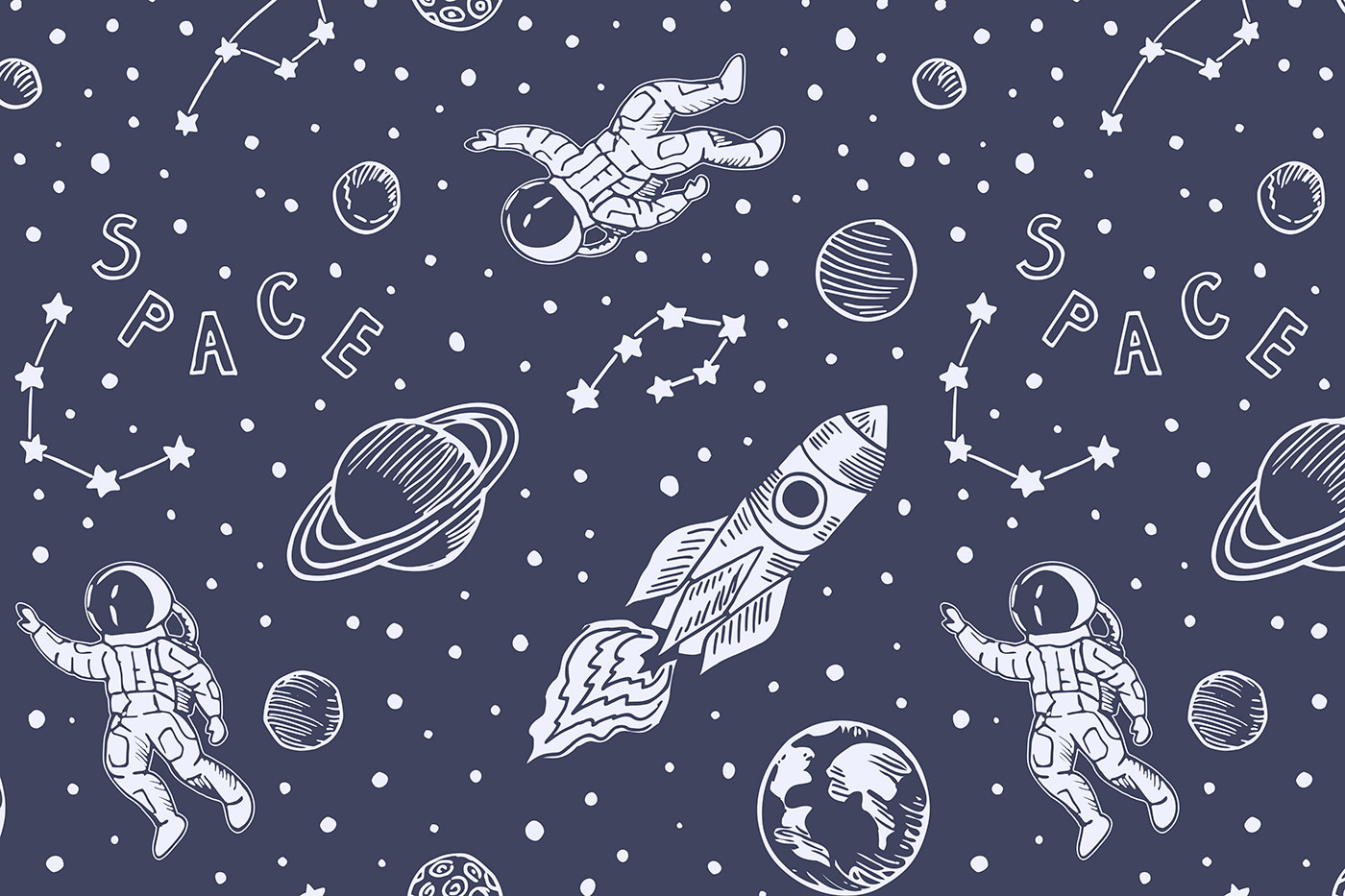 A pattern of space objects