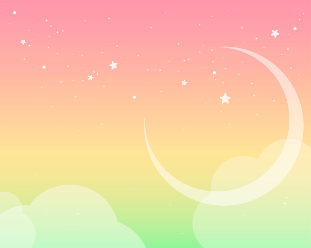 Une lune et des étoiles dans le ciel Une lune et des étoiles dans le ciel