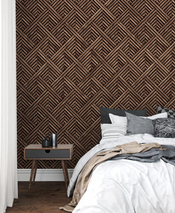 Motif tissé texturé dans des tons terreux Motif tissé texturé dans des tons terreux