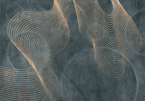 Fluid lines on a textured canvas Fluid lines on a textured canvas