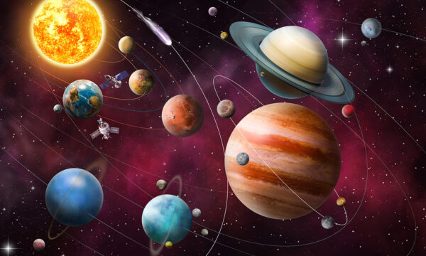Planètes et étoiles dans l'espace Planètes et étoiles dans l'espace