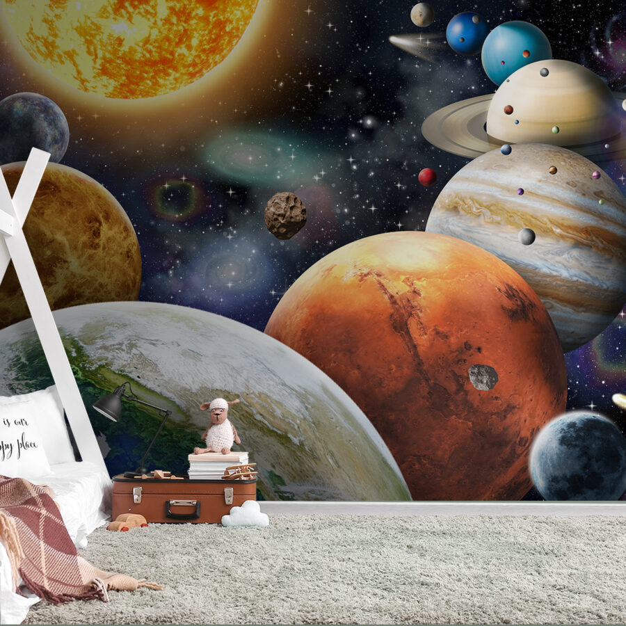 Planètes et étoiles dans l'espace Planètes et étoiles dans l'espace