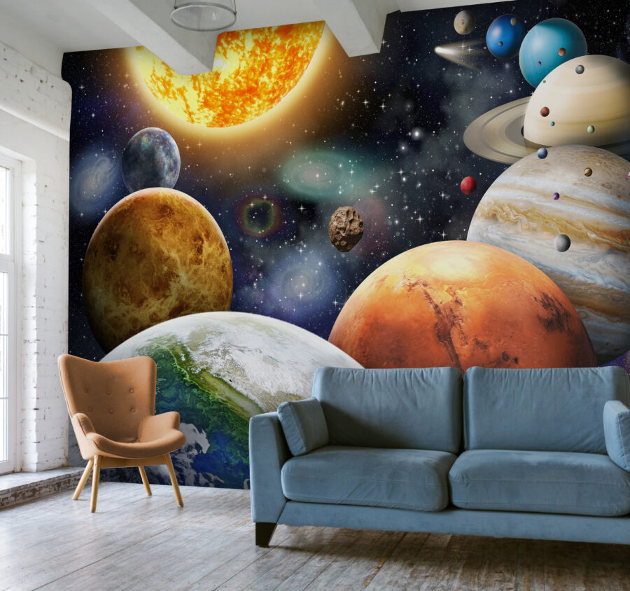 Planètes et étoiles dans l'espace Planètes et étoiles dans l'espace