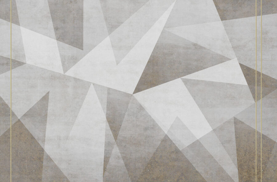 Un fond gris et blanc avec des triangles