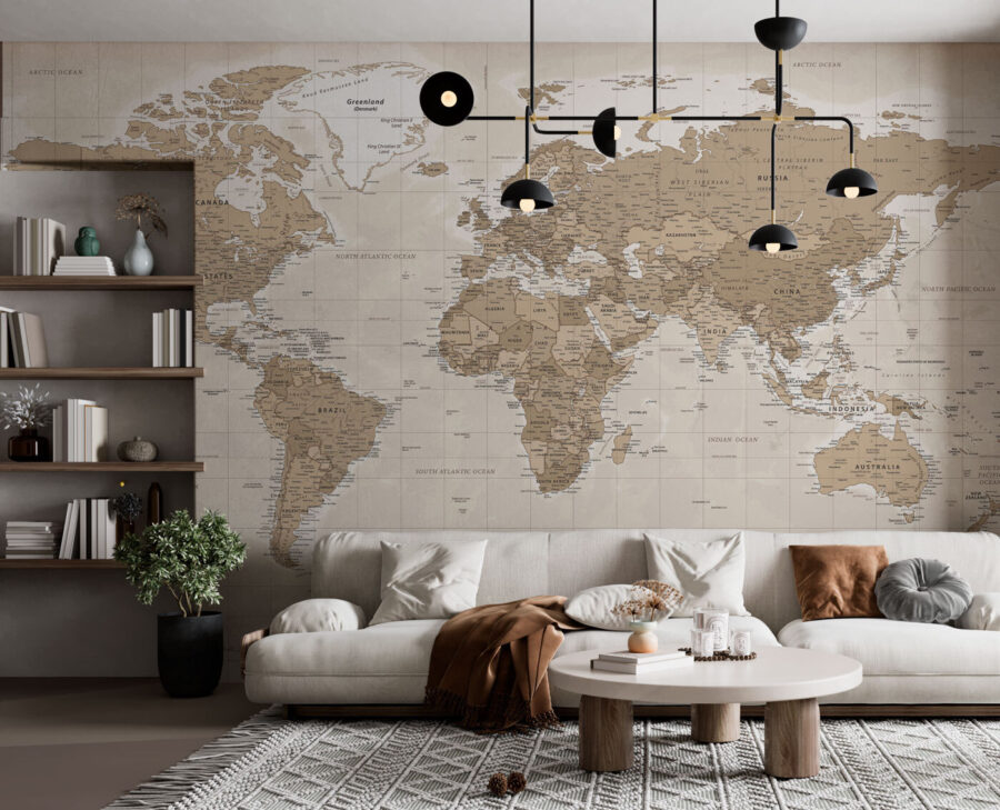 Une carte du monde Une carte du monde