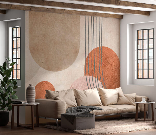 Formes abstraites dans des couleurs douces. Formes abstraites dans des couleurs douces.