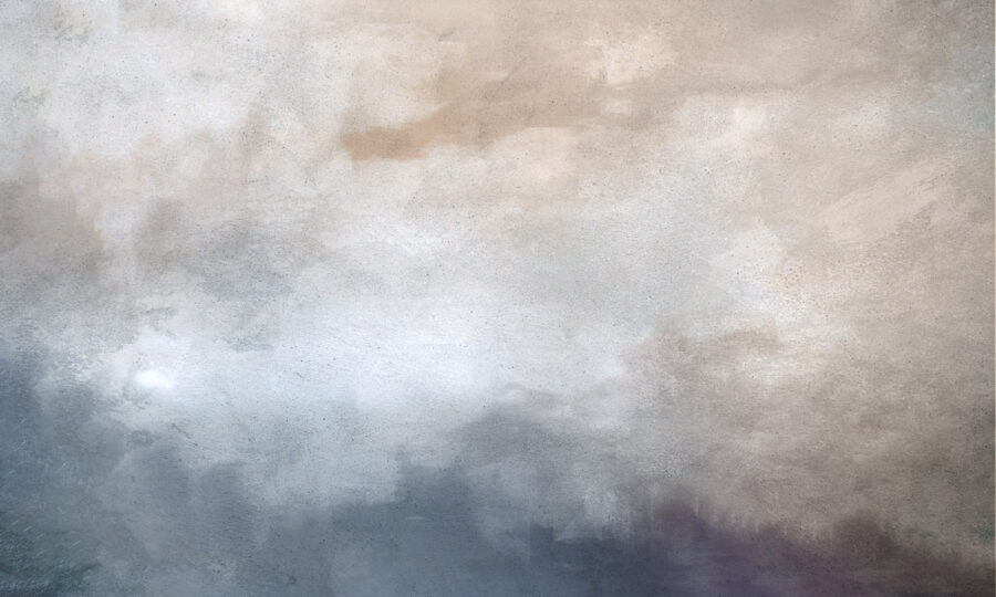 Ciel blanc et bleu