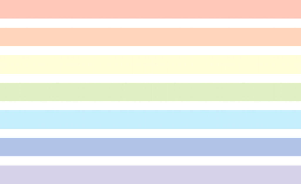 Groupe de rayures colorées Groupe de rayures colorées