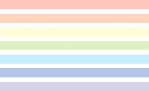Groupe de rayures colorées Groupe de rayures colorées