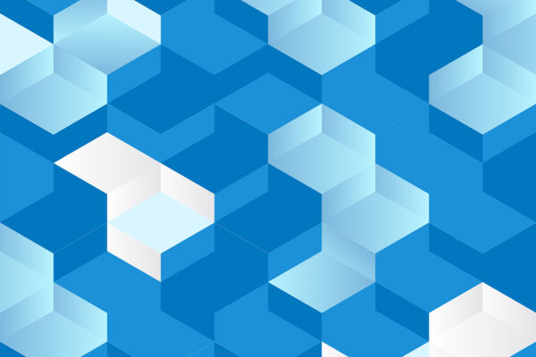 Cubes bleus et blancs Cubes bleus et blancs