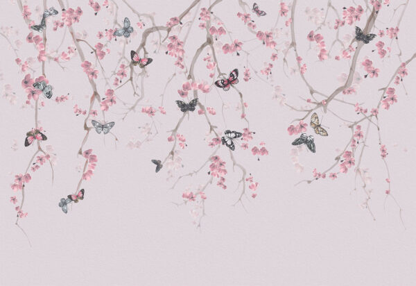 Papillons sur une branche d'arbre Papillons sur une branche d'arbre