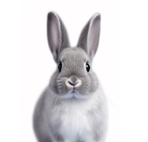Mignon lapin aux grands yeux expressifs. Mignon lapin aux grands yeux expressifs.