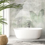 Papier peint Feuilles douces dans des tons sourds