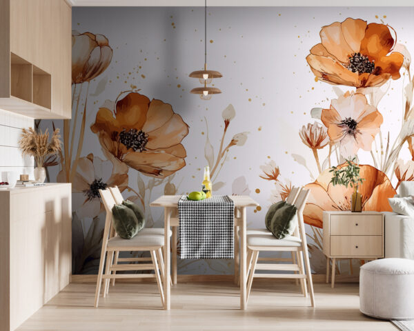 Peinture de fleurs et de feuilles Peinture de fleurs et de feuilles