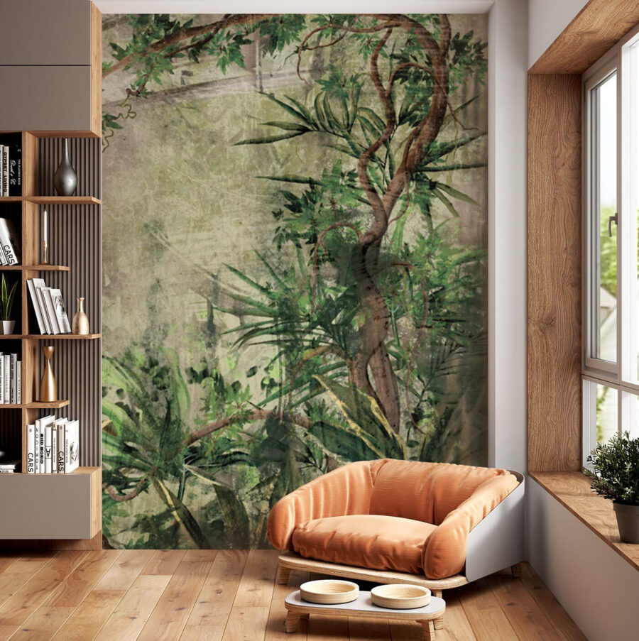 Papier peint Peinture de plantes et de végétaux – Image 2
