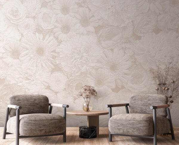 Motif de fleurs blanches Motif de fleurs blanches