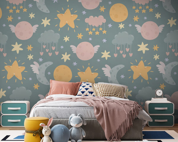 Motif des étoiles et de la lune Motif des étoiles et de la lune