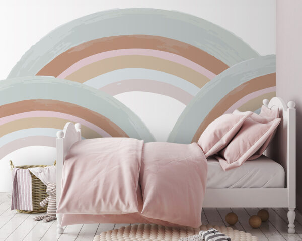 Arcs-en-ciel peints en couleurs pastel Arcs-en-ciel peints en couleurs pastel