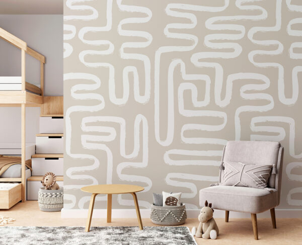 Lignes blanches sur fond beige Lignes blanches sur fond beige