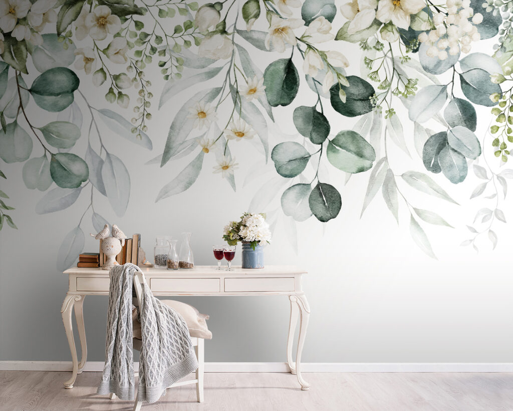 Delicate floral watercolor arrangement Delicate floral watercolor arrangement