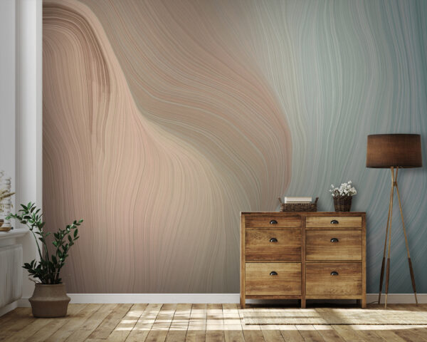 Des vagues douces de couleurs subtiles se mélangent Des vagues douces de couleurs subtiles se mélangent