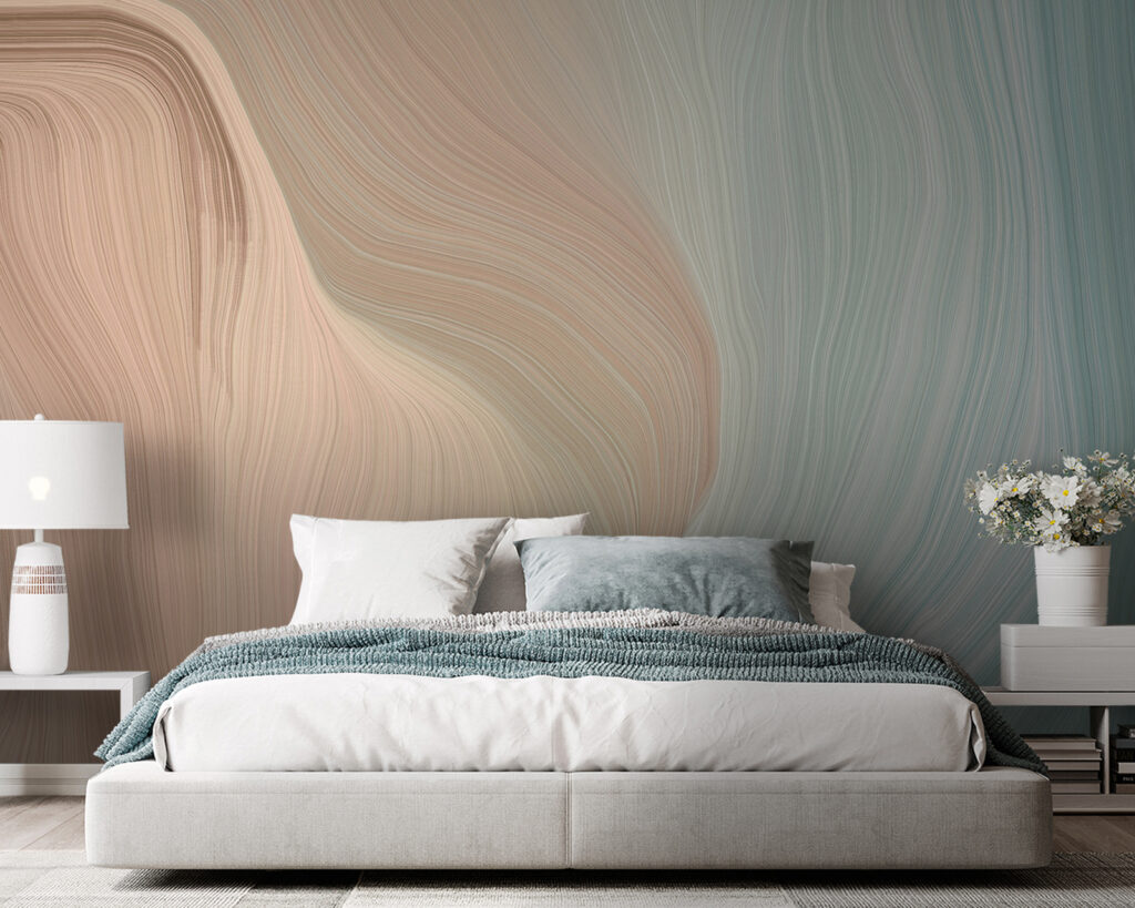 Soft waves of subtle color blends