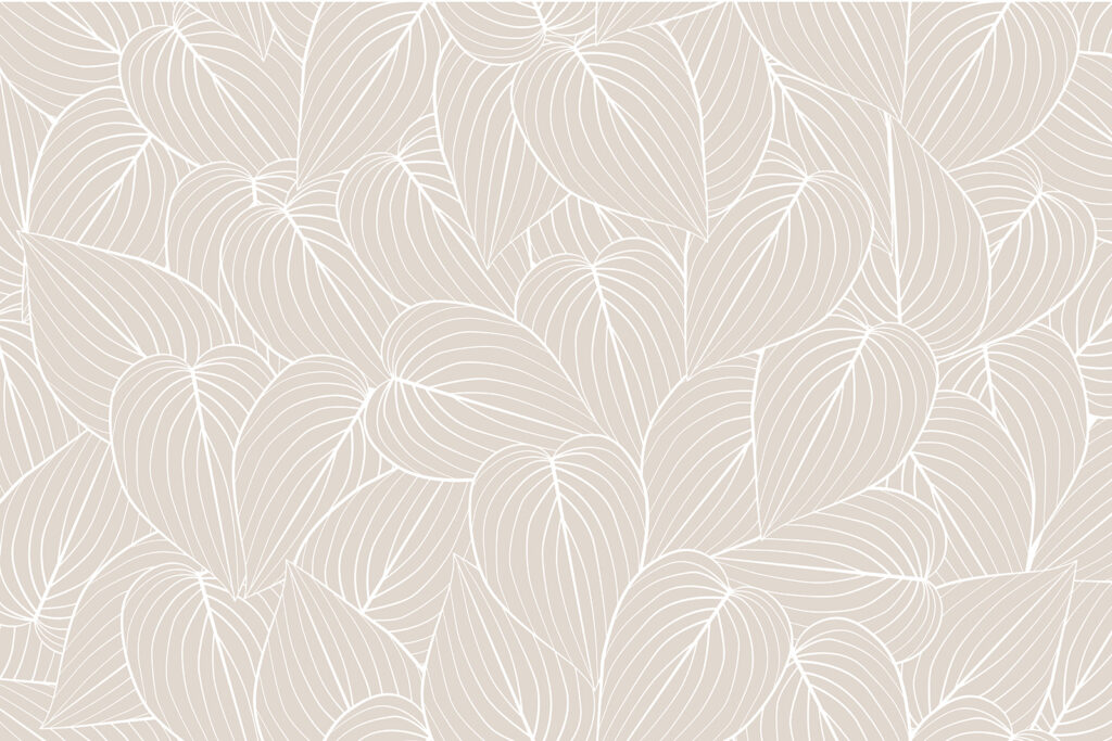 Motif de feuilles sur fond beige Motif de feuilles sur fond beige