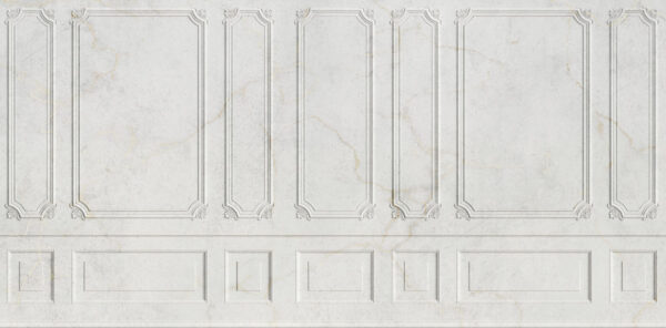 White wall with rectangular designs White wall with rectangular designs