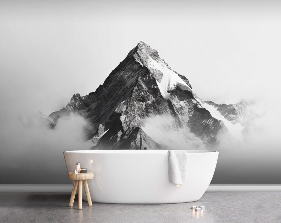Montagne enneigée