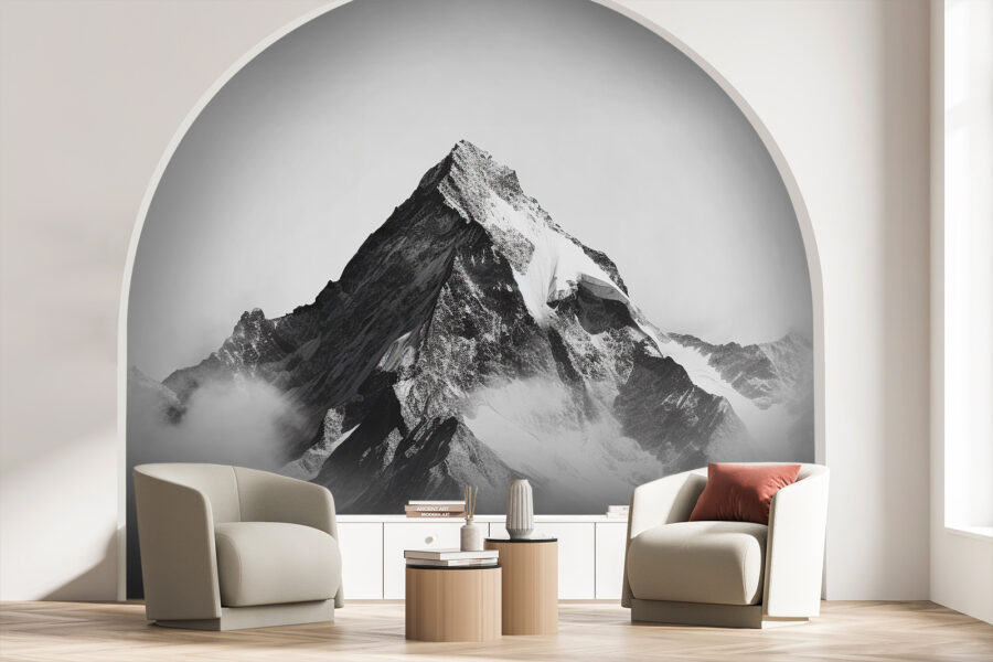 Montagne enneigée