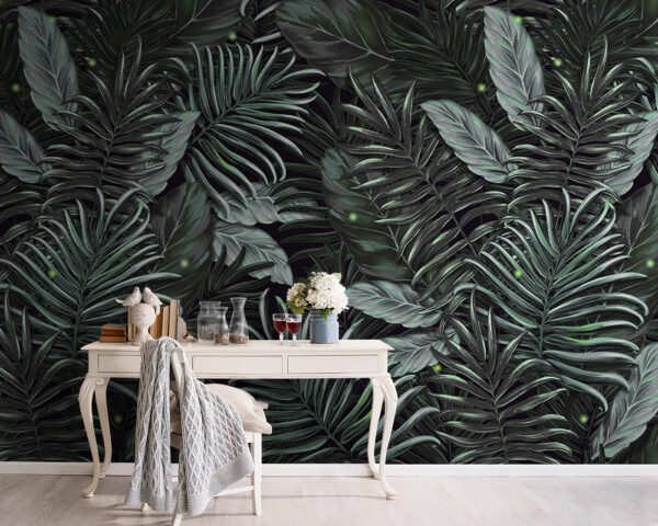 Feuillage luxuriant dans des tons verts vibrants Feuillage luxuriant dans des tons verts vibrants