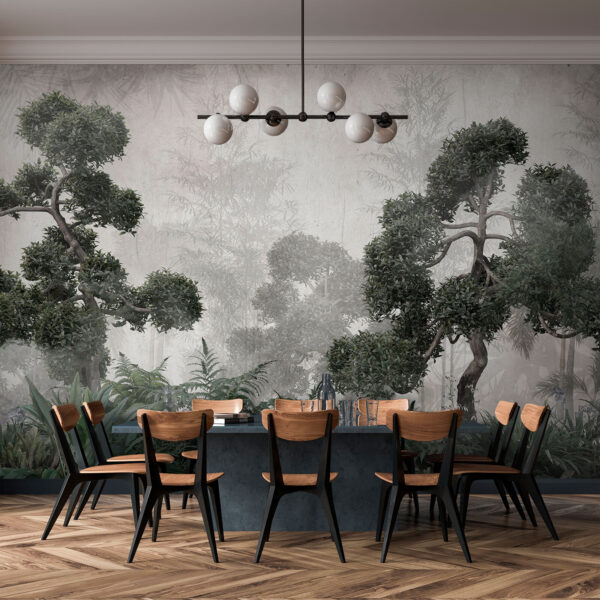 Groupe d'arbres et de plantes Groupe d'arbres et de plantes