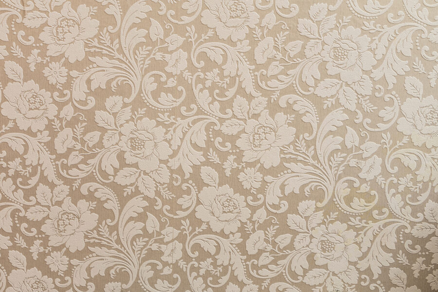 Élégant tissu à motifs floraux