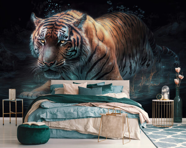 Tigre dans l'eau Tigre dans l'eau