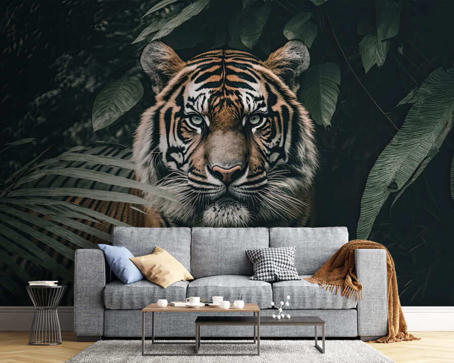 Tigre dans la jungle