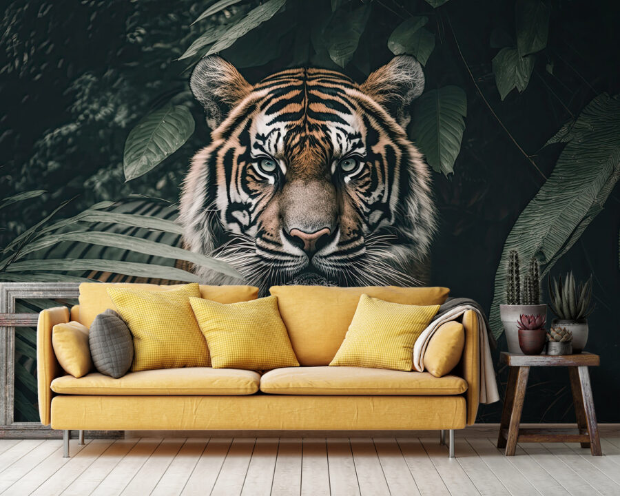 Tigre dans la jungle