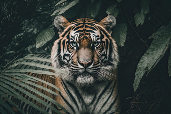 Tigre dans la jungle Tigre dans la jungle