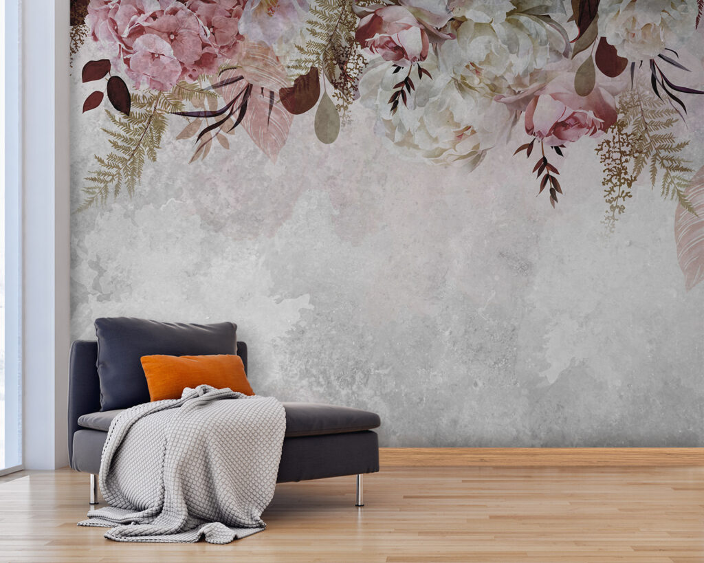 Delicate florals on a soft background