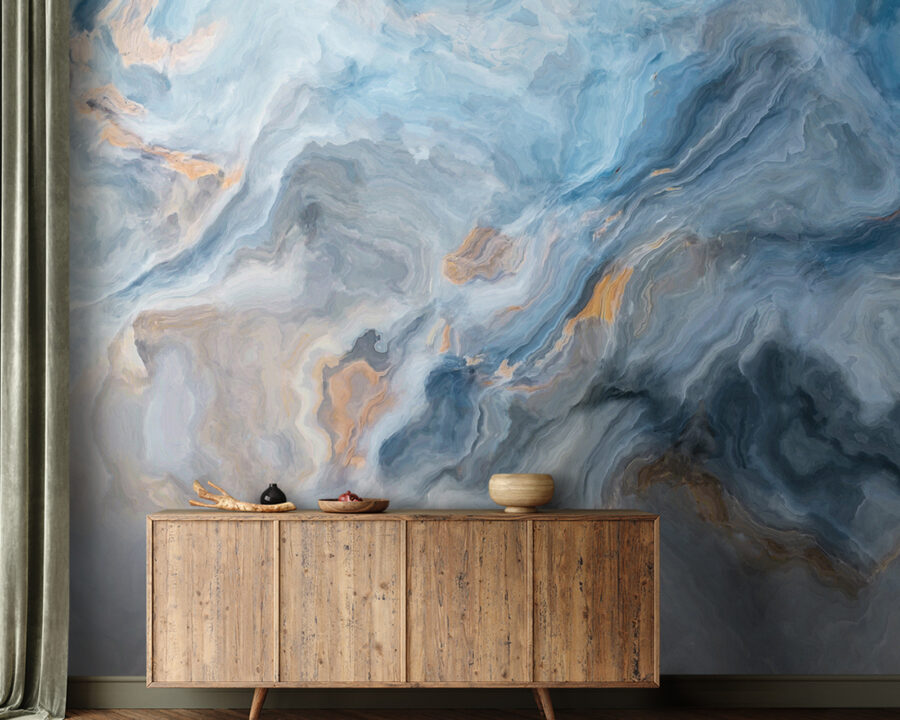 Papier peint Des tourbillons oniriques de couleurs et de textures.