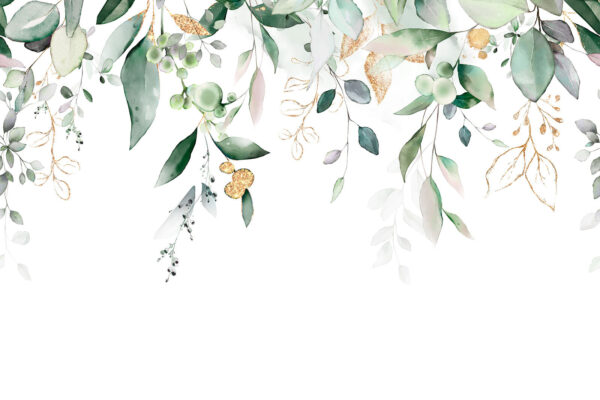 Feuilles délicates et éléments botaniques doux. Feuilles délicates et éléments botaniques doux.